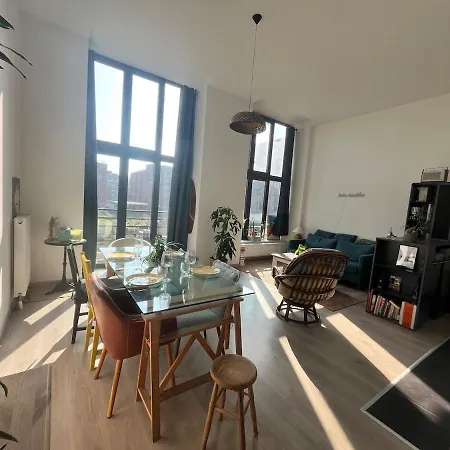 L'atelier Lillois 57m2 4 Pers Balcon - Prox Metro Apartment Lille