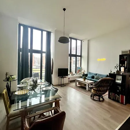 L'atelier Lillois 57m2 4 Pers Balcon - Prox Metro Apartment *